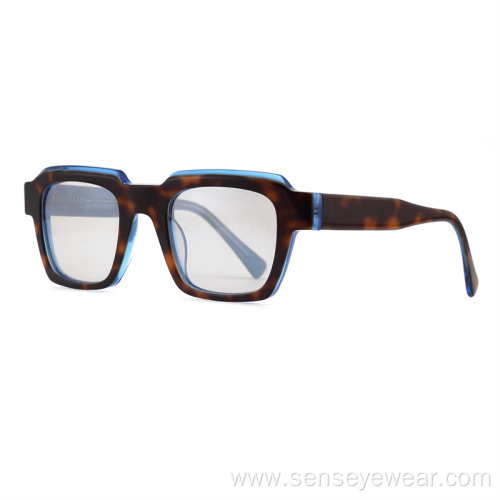 Men Custom Logo UV400 Acetate Polarized Sunglasses